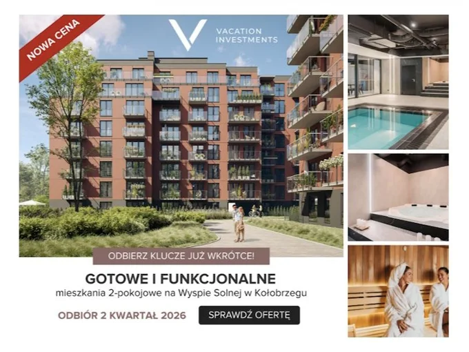 Archiwalna okładka reklamy Wyspy Solnej z marca 2026 roku, z terminem odbioru w drugim kwartale 2026